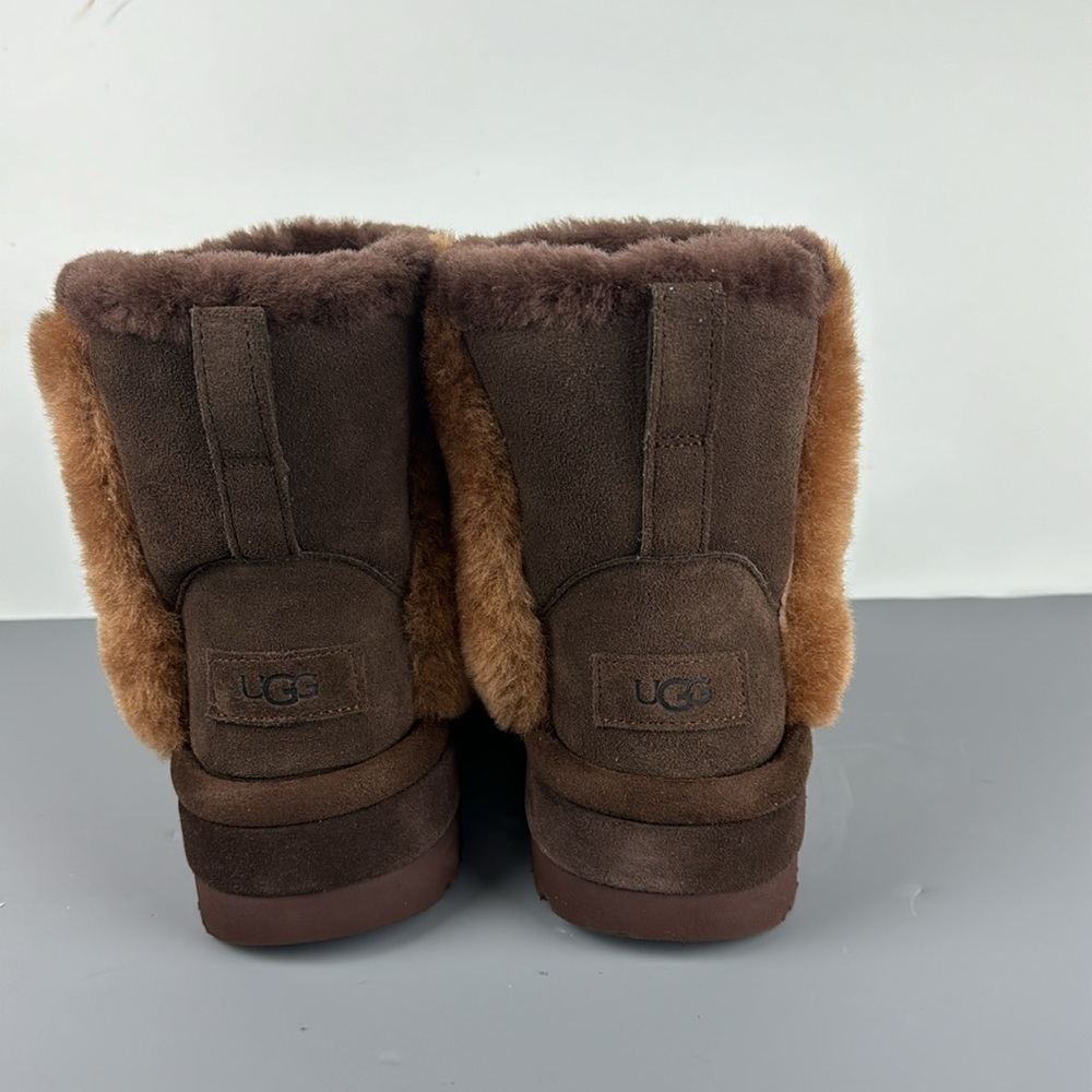 UGG Brown and Tan Winter Boots - Picture 6 of 10